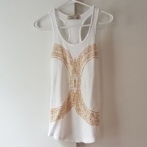 Vintage Havana Rhinestone Tank